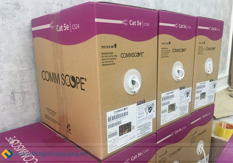 Vỏ thùng carton Cáp mạng Commscope Cat5e UTP