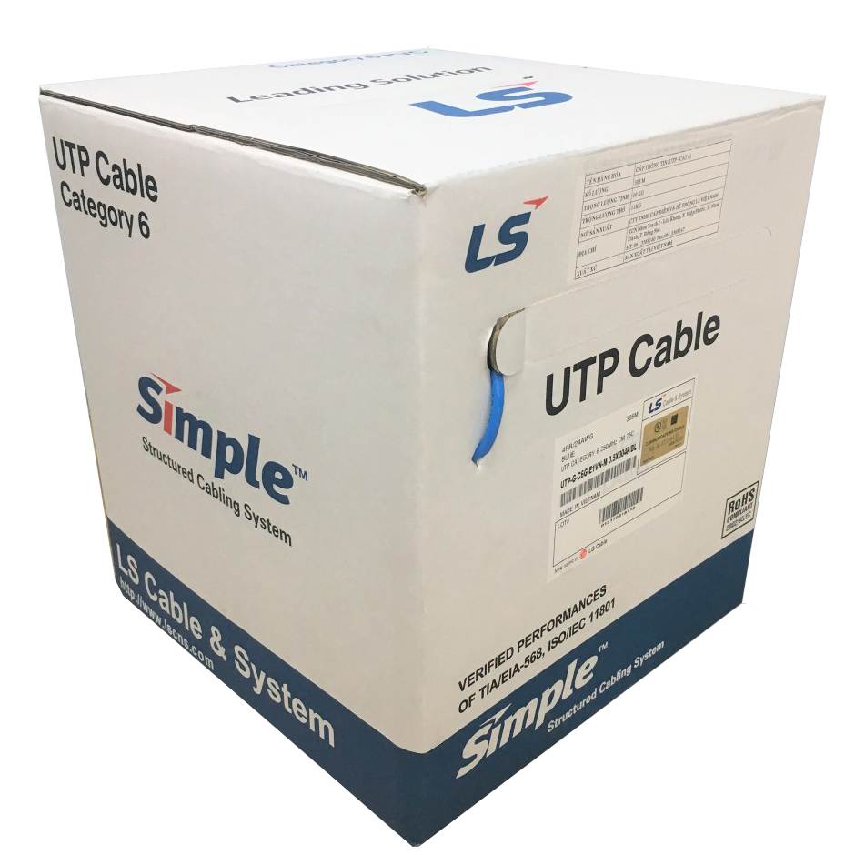 Cáp mạng LS Cat6 chính hãng