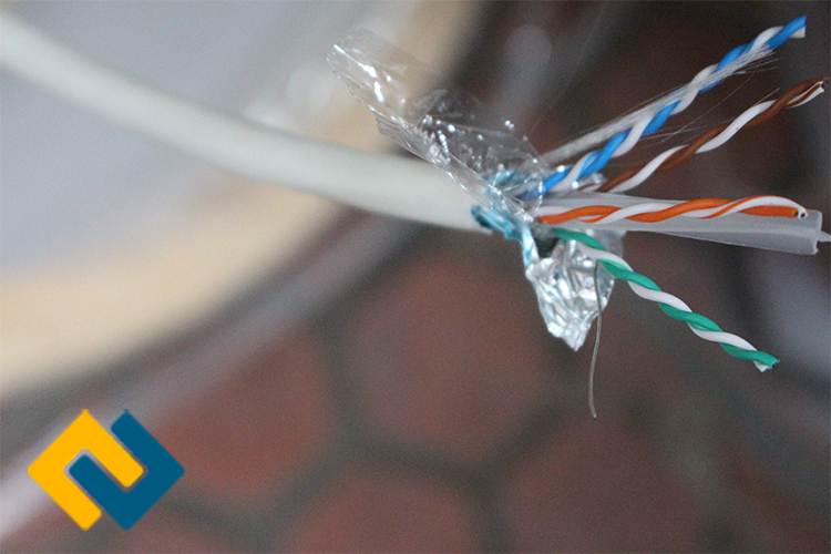 Hình ảnh cáp mạng Cat6A (FTP) chính hãng