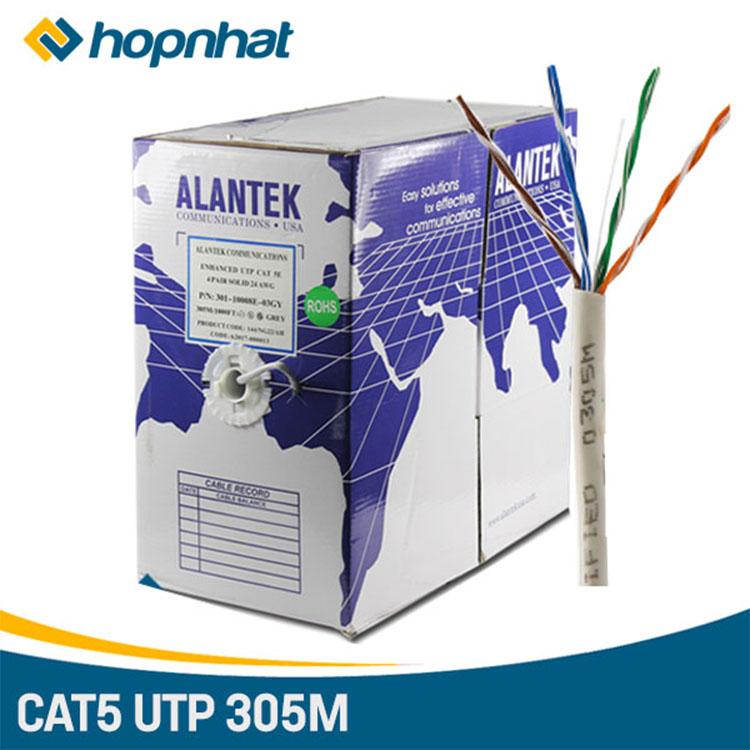 Vỏ thùng cáp mạng cat5e FTP thương hiệu Alantek