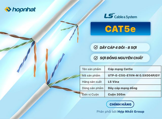 Cáp mạng Cat5e LS Vina