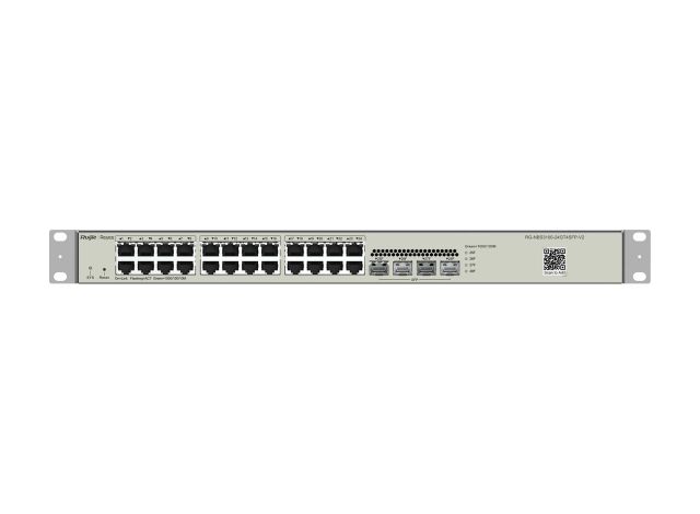 Switch Ruijie RG-NBS3100-24GT4SFP-V2, ảnh mặt trước của hãng