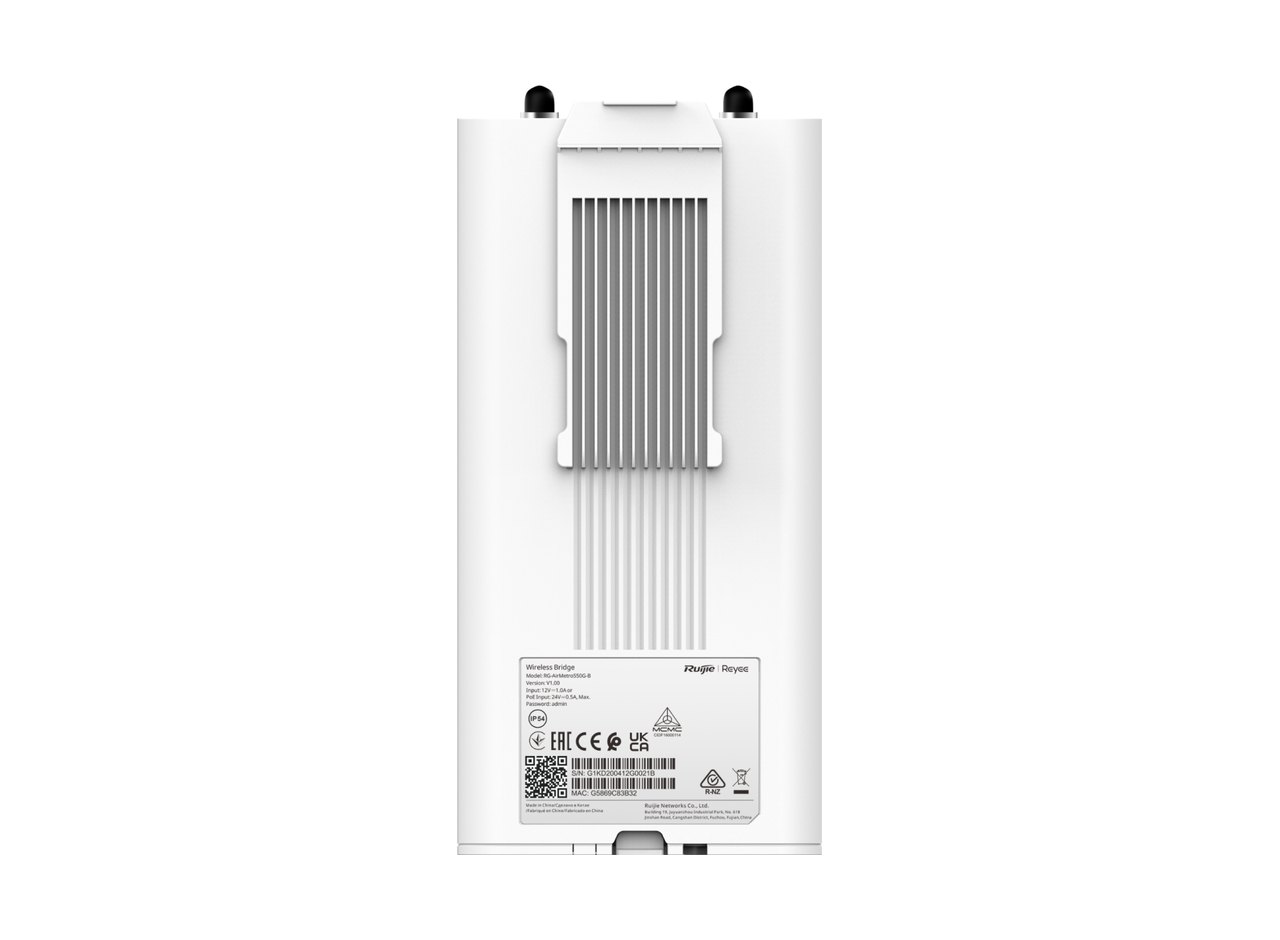 Mặt sau RG-AirMetro550G-B, ảnh sản phẩm của Ruijie