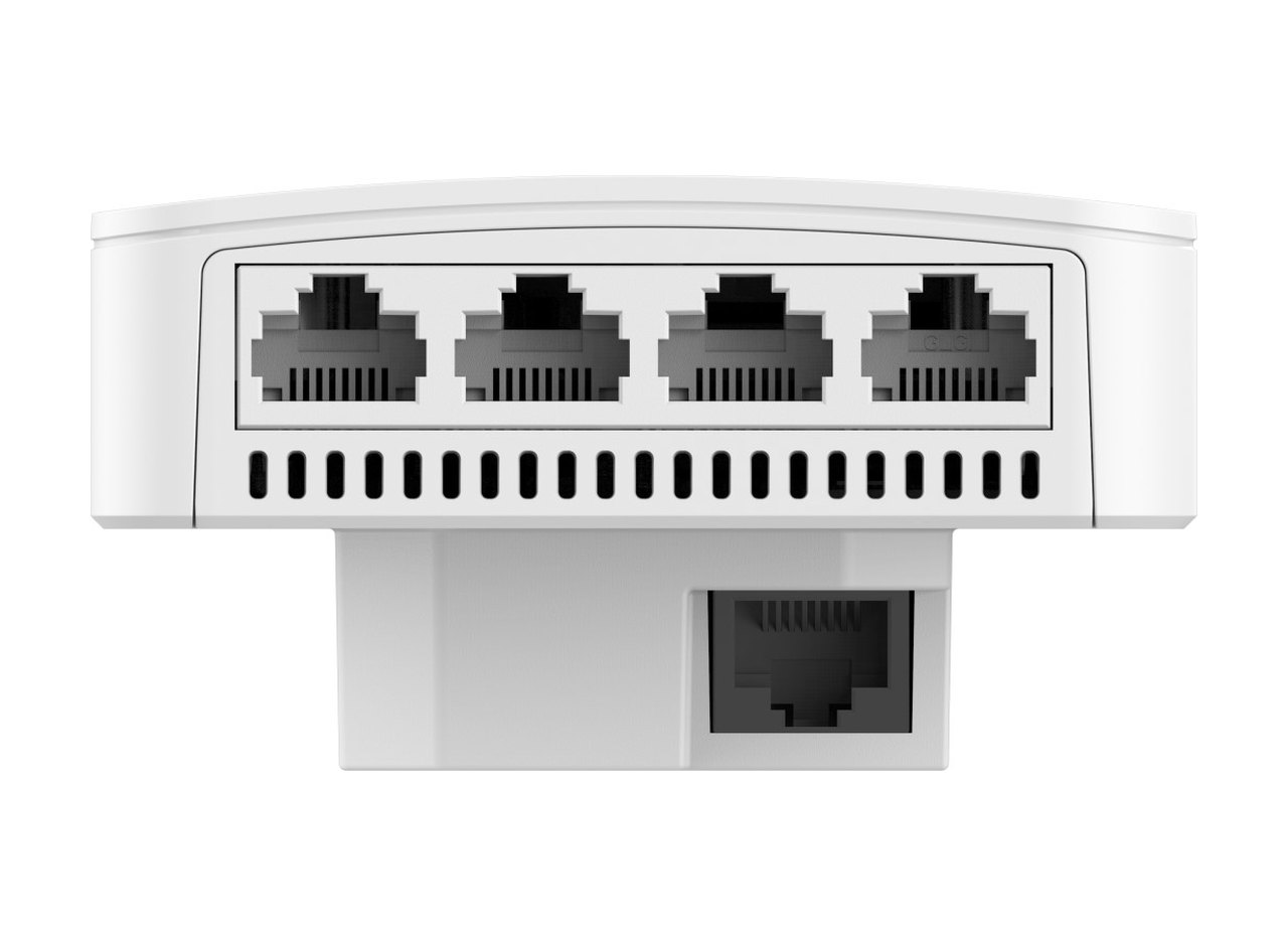 Cạnh có năm cổng mạng của RG-RAP1200(P), ảnh của hãng