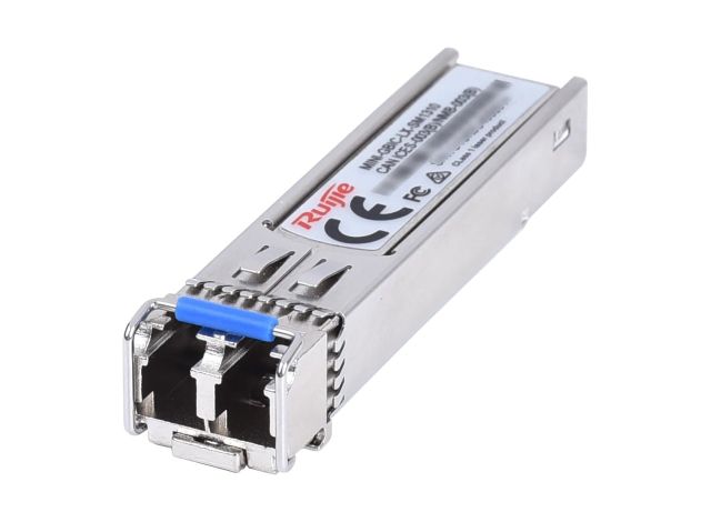 Ảnh Ruijie: MINI-GBIC-LX-SM1310 chụp chéo về phía đầu nối LC