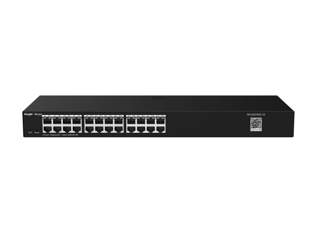 Switch Ruijie RG-ES224GC-V2 24 cổng, ảnh mặt trước của hãng