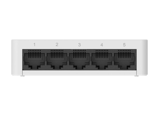 RG-ES05G-L nhìn thẳng mặt trước, ảnh của Ruijie