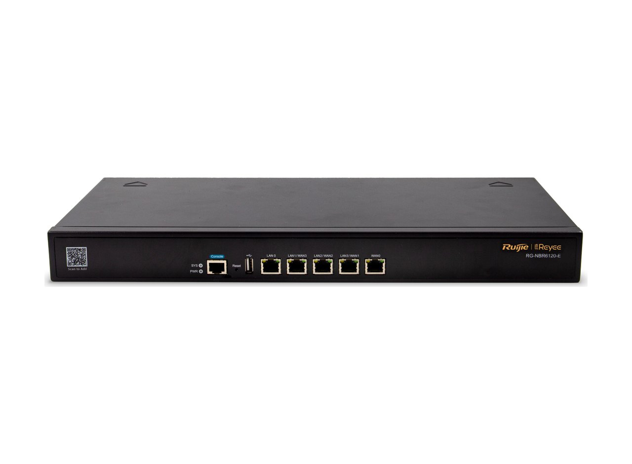 Router Ruijie RG-NBR6120-E, ảnh mặt trước của hãng
