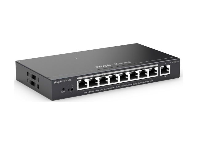 RG-ES209GC-P nhìn nghiêng, ảnh của Ruijie