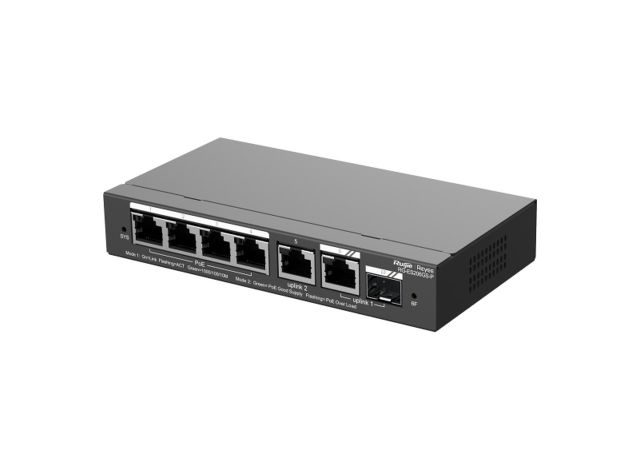 RG-ES206GS-P nhìn từ góc phải, ảnh của Ruijie