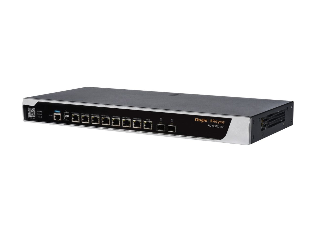 RG-NBR6210-E nhìn chéo phía trước, ảnh sản phẩm của hãng