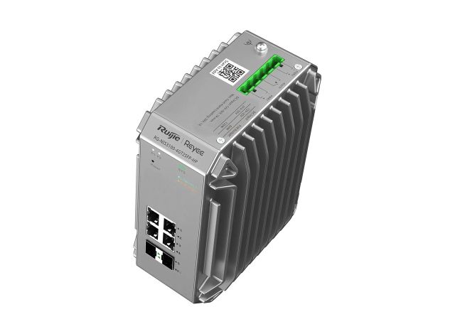 RG-NIS3100-4GT2SFP-HP nhìn chéo từ trên xuống, ảnh của hãng