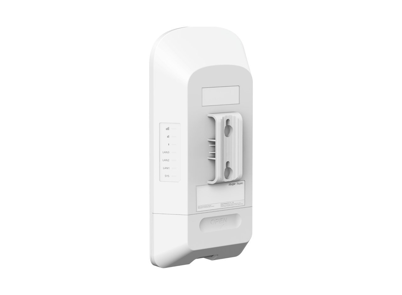 Mặt sau RG-EST330F-P có giá lắp, ảnh của hãng