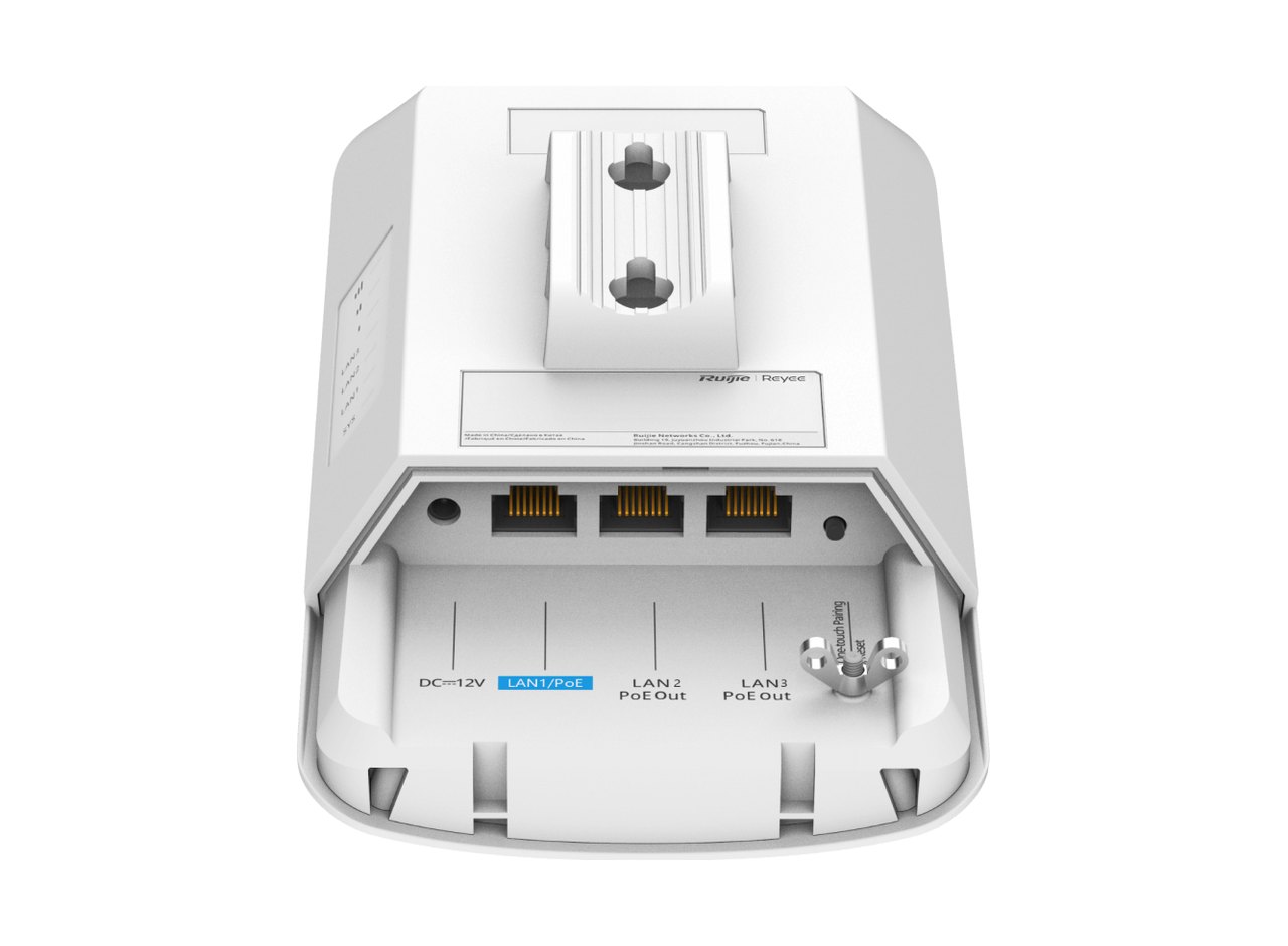 RG-EST330F-P mở nắp mặt cổng, ảnh của hãng