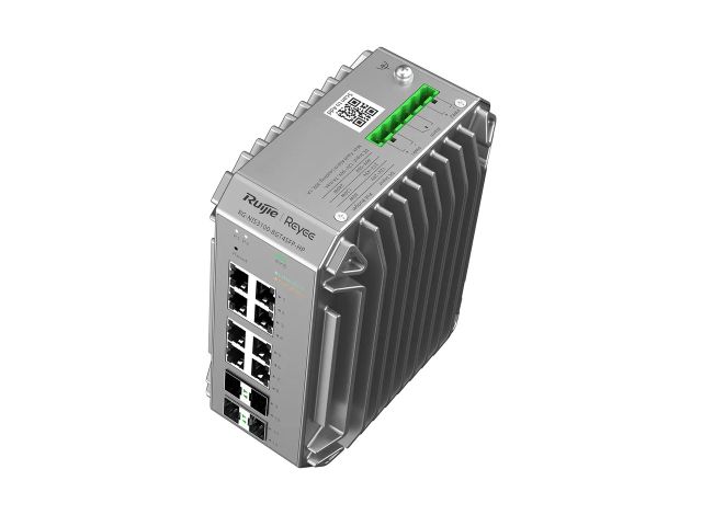 RG-NIS3100-8GT4SFP-HP nhìn chéo từ trên xuống, ảnh của hãng