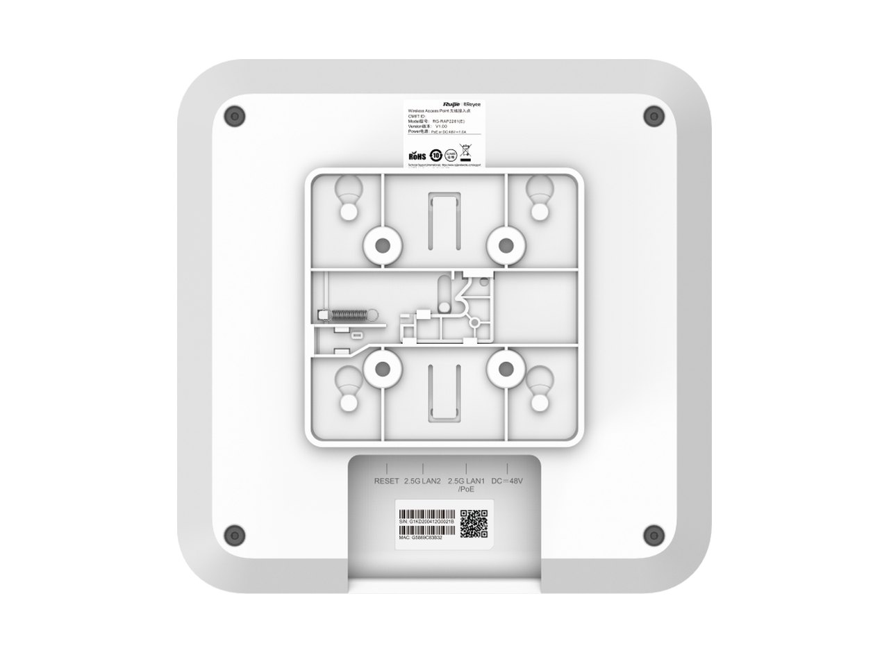 Mặt sau RG-RAP2260(H), ảnh của hãng