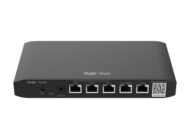 Router Ruijie RG-EG105G-V3, ảnh mặt trước của hãng