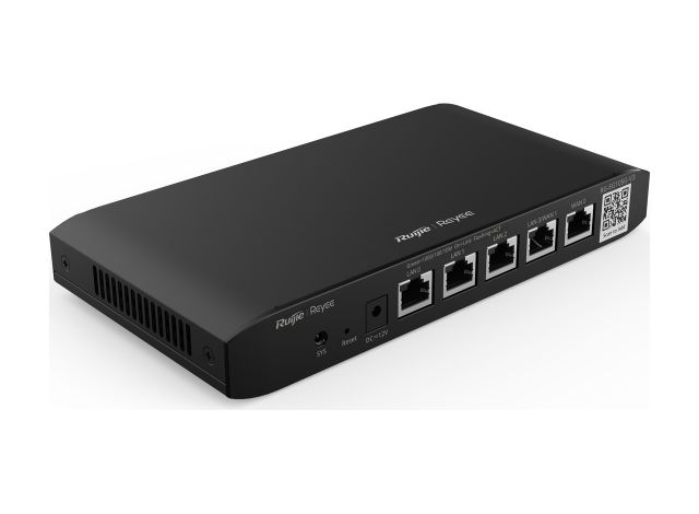 RG-EG105G-V3 nhìn chéo phía cổng, ảnh của Ruijie