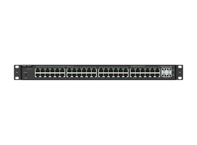 RG-NBS3100-48GT4SFP-P nhìn thẳng mặt trước, ảnh của Ruijie