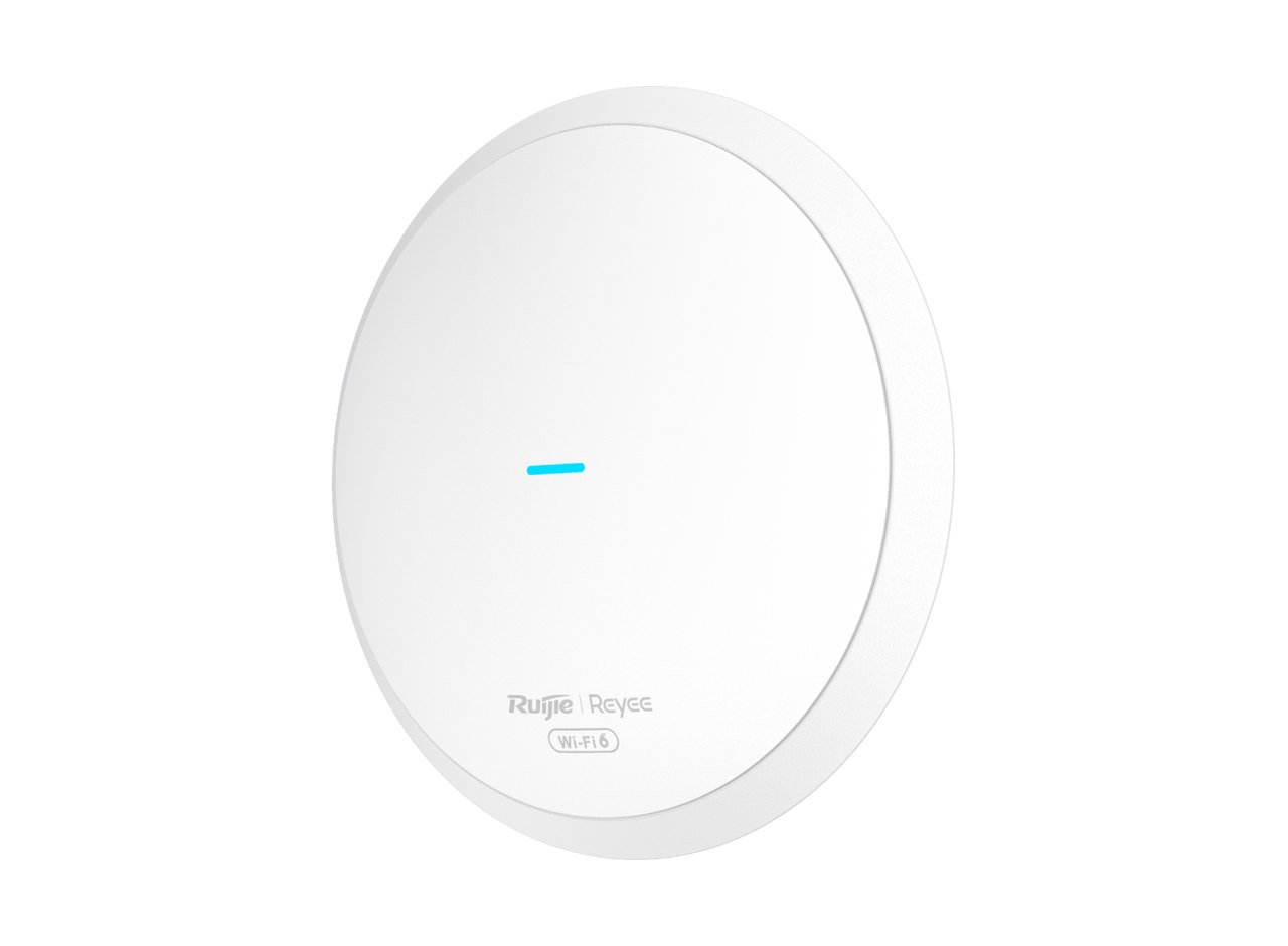AP ốp trần Wi-Fi 6 AX1800 Ruijie RG-RAP62, ảnh mặt trước của hãng
