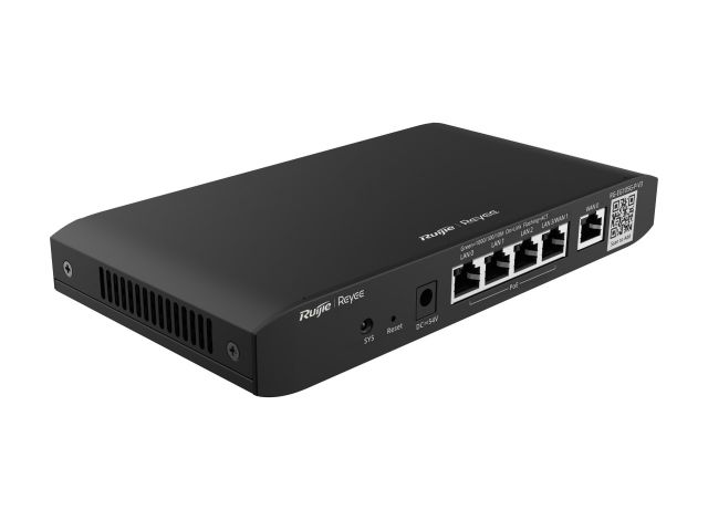 RG-EG105G-P-V3 nhìn chéo bên trái, ảnh của Ruijie