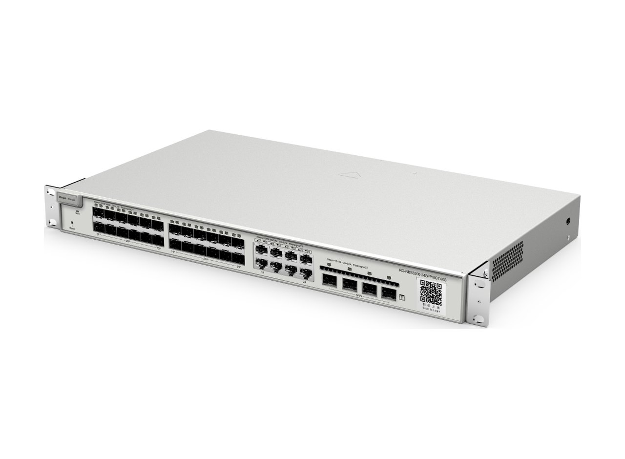 RG-NBS3200-24SFP/8GT4XS nhìn chéo bên phải, ảnh của Ruijie