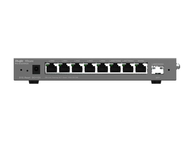 Router Ruijie RG-EG209GS, ảnh mặt trước của hãng