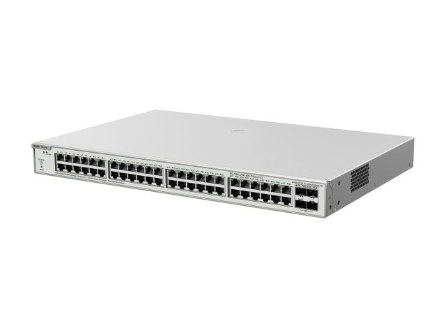 RG-NBS3200-48GT4XS-P-V2 nhìn chéo bên trái, ảnh của Ruijie