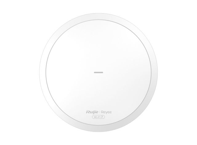 AP ốp trần Wi-Fi 7 BE3600 Ruijie RG-RAP72, ảnh mặt trước của hãng