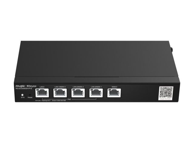 RG-EG305GH-P-E nhìn thẳng phía cổng, ảnh của Ruijie