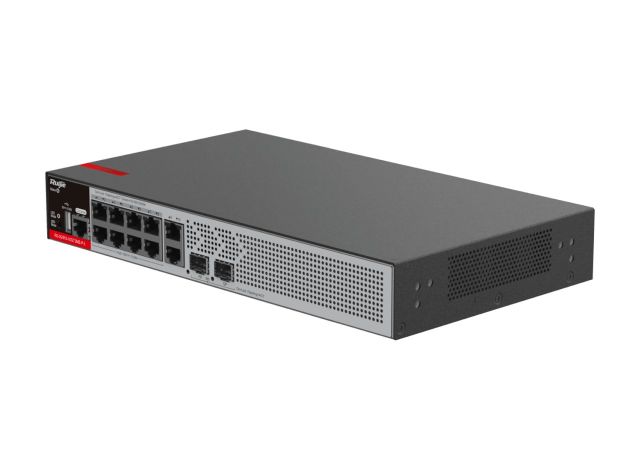 RG-S2915-10GT2MS-P-L nhìn chéo từ trái, ảnh của Ruijie