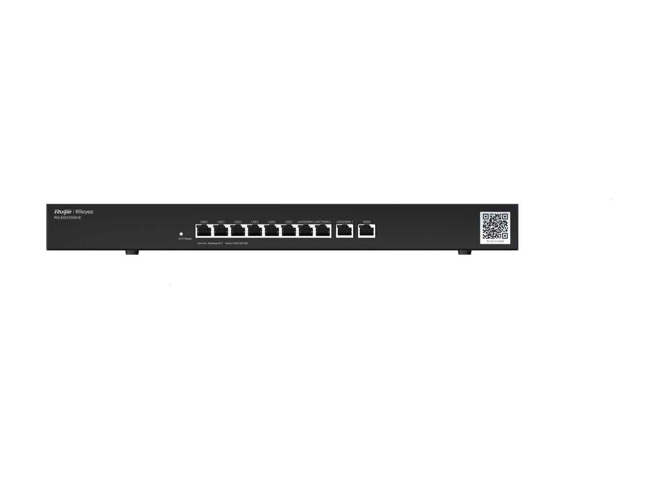 Router Ruijie RG-EG310GH-E, ảnh mặt trước của hãng