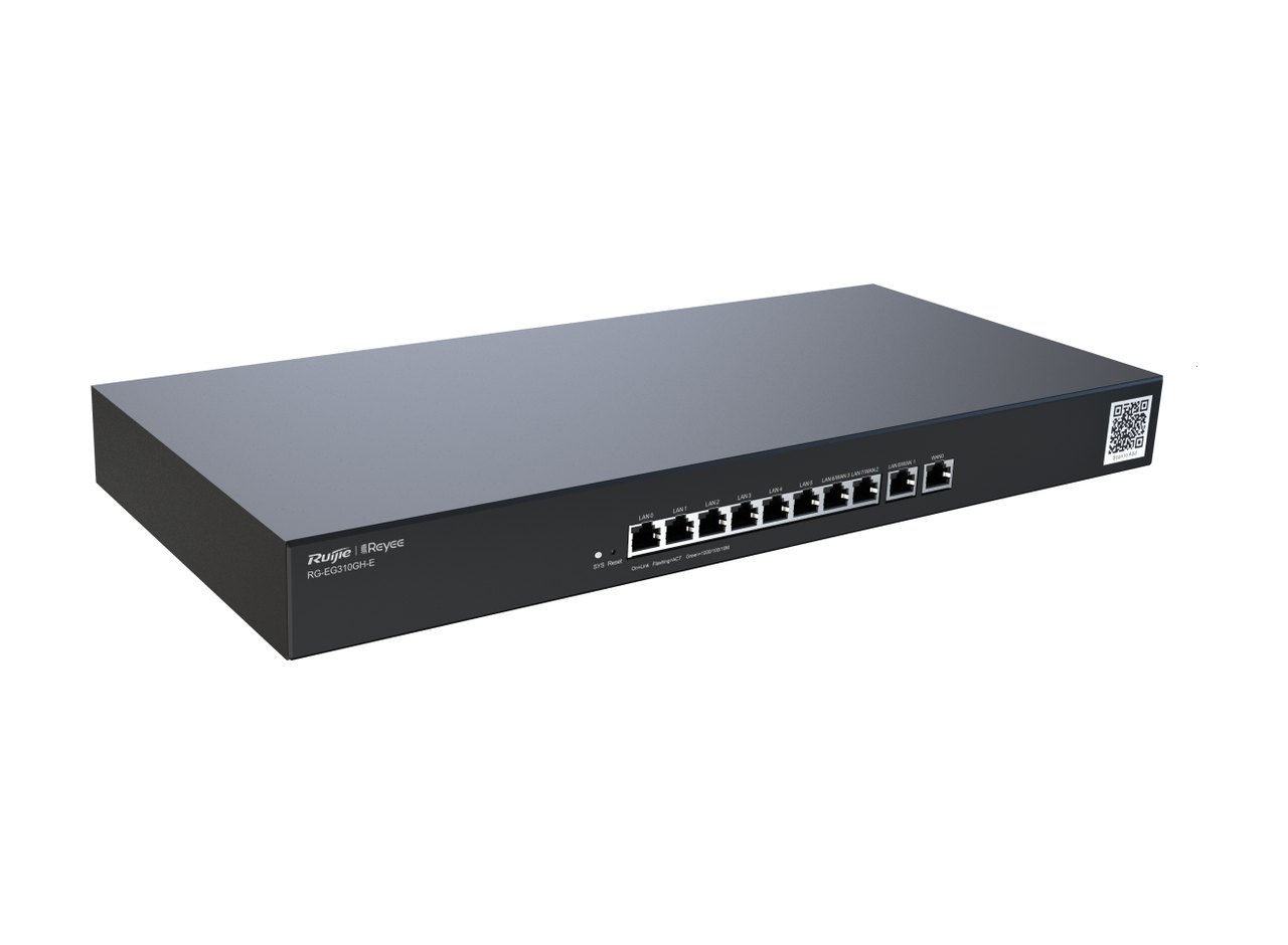 RG-EG310GH-E nhìn chéo từ trái, ảnh sản phẩm của hãng