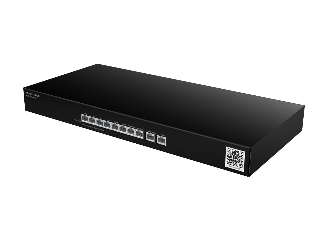 RG-EG310GH-E nhìn chéo từ phải, ảnh của Ruijie