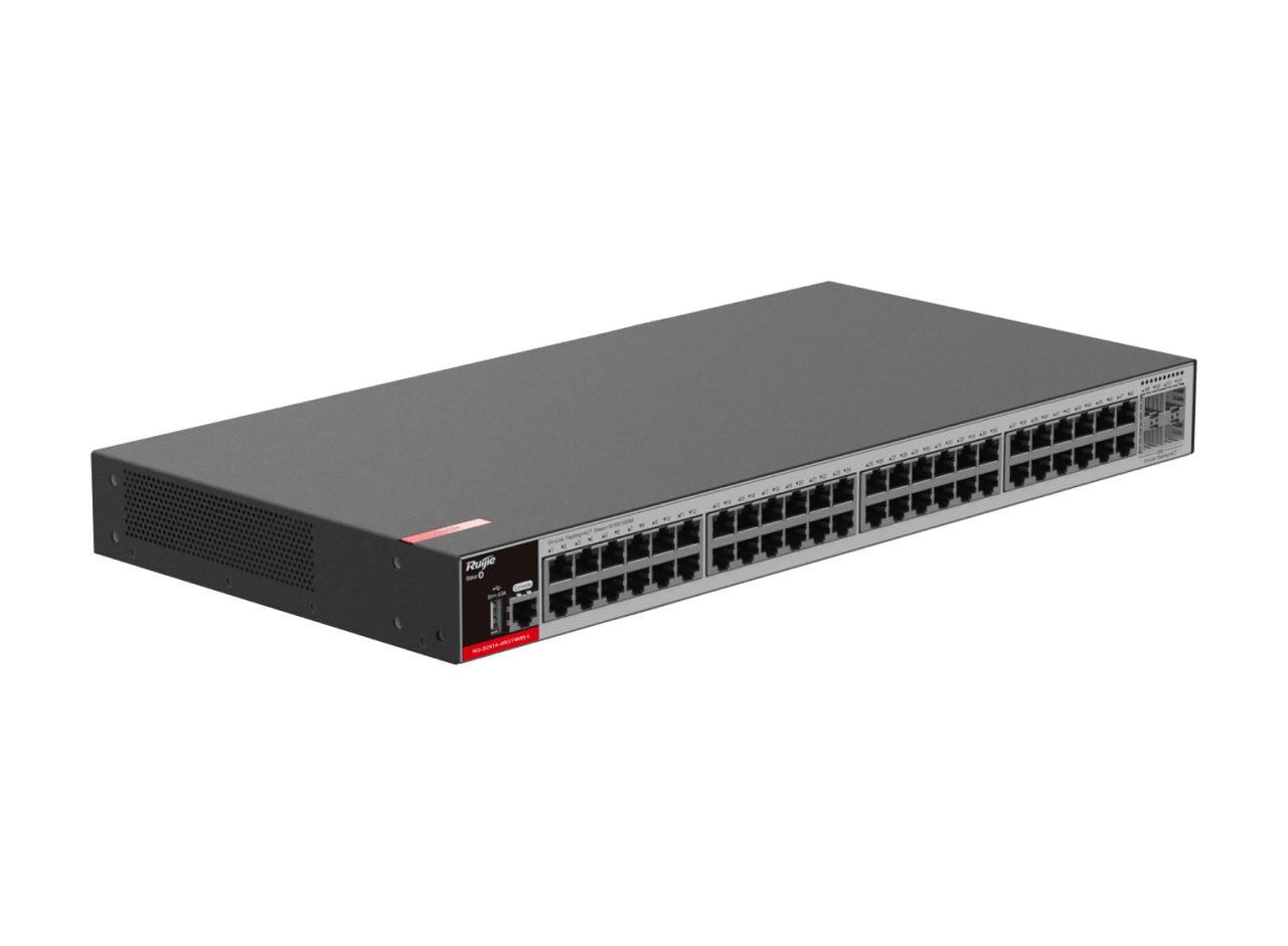 RG-S2915-48GT4MS-L nhìn chéo từ phải, ảnh của hãng