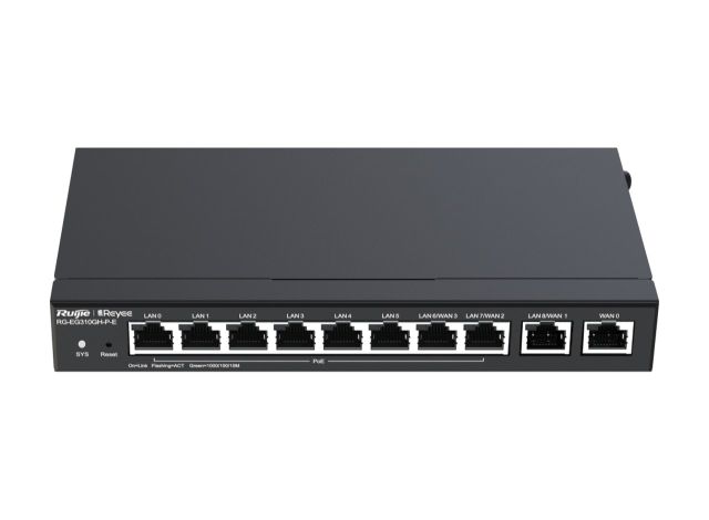 RG-EG310GH-P-E nhìn chéo từ trên, ảnh của Ruijie
