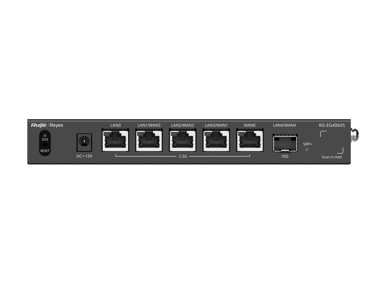 RG-EG406XS nhìn thẳng mặt trước, ảnh của Ruijie