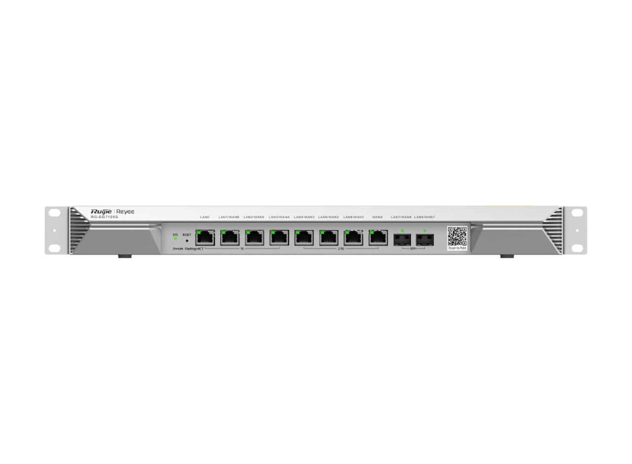 RG-EG710XS nhìn thẳng mặt trước, ảnh của Ruijie