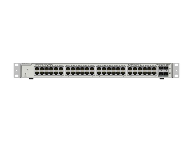 Switch Ruijie RG-NBS5200-48GT4XS nhìn thẳng mặt trước, ảnh của hãng
