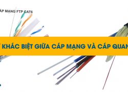 Sự khác biệt giữa cáp mạng và cáp quang