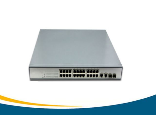 Switch quang PoE 24 port 10/100Mbps 